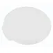 Omcan USA 80209 Food Storage Container Lid, 1 Qt Round Cover, White Polypropylene Construction 1 image