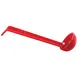 Omcan USA 80217 Red Polycarbonate Ladle, 13" Length, 1/2‑1½ oz, One‑Piece Plastic Utensil 1 image