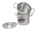Omcan USA 80245 Double Boiler, 8‑Qt Stainless Steel, Inset Lid & Cover, Handles, Dishwasher Safe 1 image