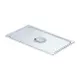 Omcan USA 80260 Full-Size Stainless Steel Steam Table Pan Cover with Handle, NSF, No Hinge 1 image