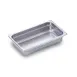 Omcan USA 80272 Steel Steam Pan - 1/4 Size, 10-5/16" x 6-5/16" x 2-1/2" Deep, NSF 1 image