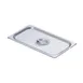 Omcan USA 80275 Stainless Steel Steam Table Pan Cover, 1/4‑Size Flat Solid, Handle, NSF, No Hinge 1 image