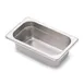 Omcan USA 80282 Steam Table Pan – 1/9 Size, 6-7/8" x 4-1/4" x 2-1/2" Stainless Steel, NSF 1 image