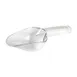 Omcan USA 80322 Utility Scoop, 6-Oz Clear Plastic Round-Bottom, 5-8 Oz, for Ice and Food 1 image