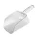 Omcan USA 80323 Utility Scoop – 32 oz Clear Plastic Flat‑Bottom Design, Kitchen Ice Shovel 1 image