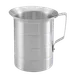 Omcan USA 80400 Measuring Cup - 1/2 Qt (480 mL) 16 oz, Aluminum with Riveted Handles 1 image