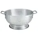 Omcan USA 80405 Colander – 15" Diameter x 5-3/4" Deep, 11 Qt, Aluminum with Riveted Handles 1 image