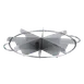 Omcan USA 80423 Pie And Cake Cutter, 8-Slice Stainless Steel Skull Design, Precision Cutting Tool 1 image