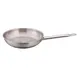 Omcan USA 80446 Fry Pan – 7.9" Diameter x 1.6" Deep Stainless Steel, Welded Handle, Uncoated, NSF 1 image