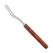 Omcan USA 80495 Pot Fork, 13" Length, Stainless Steel Tines with Short Wooden Handle 1 image