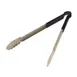 Omcan USA 80550 Utility Tongs, 16" Stainless Steel, Black Plastic Coated Handle 1 image