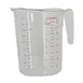 Omcan USA 80573 Measuring Cup - 2 Qt (64 oz) Clear Plastic Marks, Handle, Stackable, Dishwasher Safe 1 image