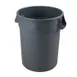 Omcan USA 80586 Heavy‑Duty Trash Can, 32‑Gallon, 21.92" Diameter x 27.28" H, Gray Polyethylene 1 image