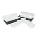 Omcan USA 80593 Replacement Insert For Condiment Holder #80589, White Plastic - Fits Condiment Bar 1 image