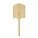 Omcan USA 80605 Pizza Peel – Rectangular 14" x 16" Wood Blade Tapered, 36" Length, Wood Handle 1 image