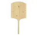 Omcan USA 80609 Pizza Peel - 20"x22" Rect. Wood Blade, 42" Length, Tapered Handle, Artisan Pizza Use 1 image