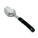 Omcan USA 80730 11" Stainless Steel Perforated Basting Spoon with Stop-Hook Handle 1 image