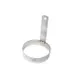 Omcan USA 80771 Egg Ring - 3" Stainless Steel Kitchen Accessory for Perfect Round Eggs 1 image