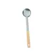 Omcan USA 80778 - 3 Oz One-Piece Stainless Steel Portion Control Spoon with Ivory Handle 1 image