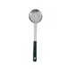 Omcan USA 80785 - 6 Oz One-Piece Stainless Steel Perforated Portion Control Spoon with Black Handle 1 image