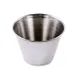 Omcan USA 80822 - Stainless Steel Sauce Cup, 2-1/2 Oz, Ramekin Design - Dozen 1 image