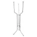 Omcan USA 80838 Folding Stand - 8‑Quart Wine Bucket Support, Stainless Steel Triple Leg Base 1 image