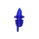 Omcan USA 80851 Free-Flow Liquor Pourer, Blue Spout, Plastic, 12/Pack, Easy-Fit Design 1 image
