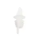 Omcan USA 80852 Free-Flow Clear Plastic Liquor Pourer, 12/Pack, No Collar, Bartending Supplies 1 image