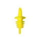 Omcan USA 80857 Free-Flow Plastic Liquor Pourer, Yellow Spout, 12 Per Pack, Bartending Supplies 1 image