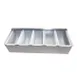 Omcan USA 80866 - 5-Compartment Stainless Steel Bar Condiment Holder with Clear Cover 1 image