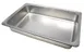 Omcan USA 80908 Dripless Spillage Pan 4" Deep Anti-Jamming Holds 1/1 1/2 1/3 GN Stainless Steel NSF 1 image
