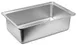 Omcan USA 80923 Spillage Water Pan 6" Deep Anti-Jam Holds 1/1 1/2 1/3 GN 18/8 Stainless Steel NSF 1 image