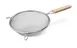 Omcan USA 80939 Mesh Strainer – 11" Diameter Double Mesh, Tin‑Plated Construction, Flat Wood Handle 1 image