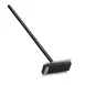 Omcan USA 80947 Double‑Sided Pizza Oven Brush With Wire Bristles, Metal Scraper, Black Handle 1 image