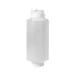 Omcan USA 81164 Dual‑Way Squeeze Bottle, 32 oz PP/PE & Silicone, 85 mm Wide‑Mouth, Tip, NSF 1 image