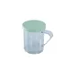 Omcan USA 81169 Dredge Shaker, 10-Oz Green Lid With 0.6mm Fine Perforations, Polycarbonate, Handle 1 image