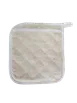 Omcan USA 81178 Pot Holder - Rectangular 9-1/2" x 8-1/2" Terry Cloth White Skull Design - Dozen 1 image