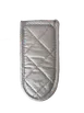 Omcan USA 81181 Pot & Pan Handle Cover, 6" Silver‑Coated Cotton Fabric, 12‑Pack 1 image