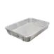 Omcan USA 81206 Double Roaster Pan, 24" x 18" x 4" Heavy‑Duty Aluminum, Straps and Handles, No Cover 1 image