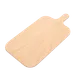 Omcan USA 81228 Pinsa Romana Board, 13-4/5" x 8-7/10" x 3/10" H, Beech Plywood with 3-9/10" Handle 1 image