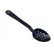 Omcan USA 85093 - 11" Perforated Serving Spoon, Plastic Black Non‑Insulated Handle, NSF 1 image