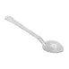 Omcan USA 85095 Perforated Serving Spoon, 13" Clear Polycarbonate Plastic, Handle, NSF 1 image
