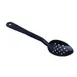 Omcan USA 85096 Perforated Serving Spoon, 13" Length, Polycarbonate, Black Handle, NSF 1 image