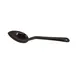 Omcan USA 85099 - 11" Solid Polycarbonate Serving Spoon, Black, NSF, 11" Length 1 image