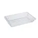 Omcan USA 85115 Storage Container, 12" x 18" x 3-1/2" H Clear Polycarbonate NSF 1 image
