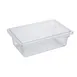 Omcan USA 85116 Food Storage Container – 12" x 18" x 6" Clear Polycarbonate, Stackable, NSF 1 image