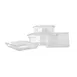 Omcan USA 85119 Food Storage Container – 18" x 26" x 6" Clear PC Rect, Stackable, NSF 1 image