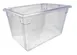 Omcan USA 85122 Storage Container, 18" x 26" x 15" Clear Polycarbonate Box, Stackable, NSF 1 image