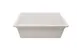 Omcan USA 85130 Food Storage Container, 18" X 26" X 9" H Stackable Polypropylene White NSF 1 image