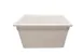 Omcan USA 85132 Food Storage Container, 18" x 26" x 15" Rectangular Stackable Box Polypropylene White 1 image